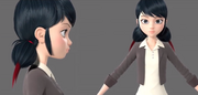 Marinette's older CGI design model.