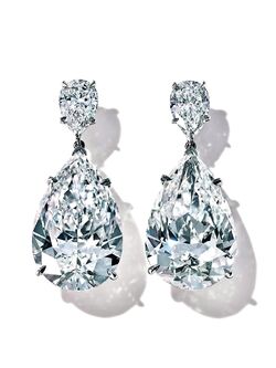 Tiffany pear shaped diamond cheap earrings