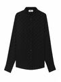 Céline - ''Triomphe'' chain silk jacquard shirt with ''Drugstore'' collar