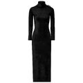 Balenciaga - Tretch velvet turtleneck maxi dress