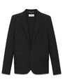 Saint Laurent - Breasted jacket in stars virgin wool jacquard