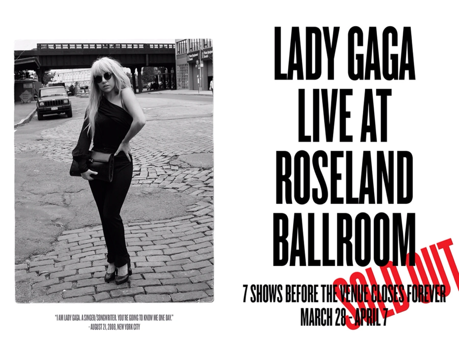 Lady Gaga Live at Roseland Ballroom | Gagapedia | Fandom