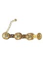 Versace - 90s Gianni Versace Medusa gold chain belt