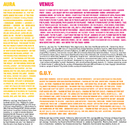 Lyrics + credits of AURA, VENUS, G.U.Y.