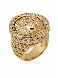 Versace - Medusa gold diamond ring