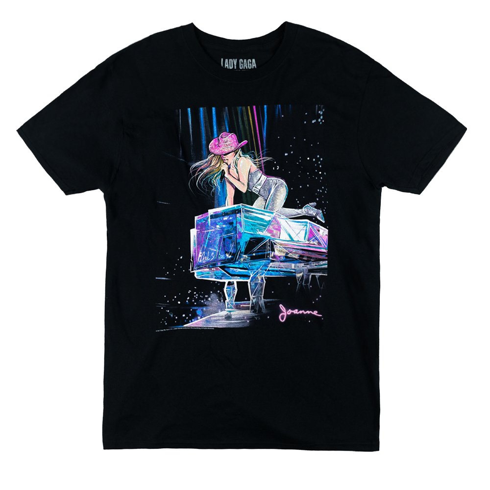 LADY GAGA BORN THIS WAY FOUNDATION BE BRAVE PRIZEO T-SHIRT OFFICIAL JOANNE TOUR 
