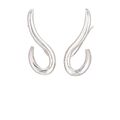 Jennifer Fisher - XL curved root silver earrings