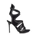 Balenciaga - Suede and leather stiletto sandal