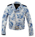 Jeremy Scott Spring 2009 RTW China Pattern Moto Jacket