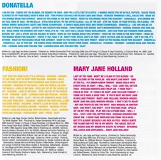 Donatella, Fashion!, Mary Jane Holland