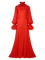 Alexander McQueen - FW2025RTWC ruffled red chiffon maxi gown w lace trim.jpg (309 KB)