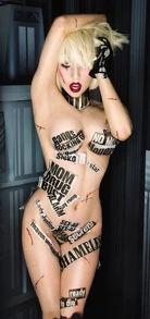 Side A of the 3 pages pull out poster (© 2009 David LaChapelle)