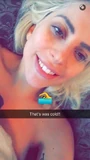 Blonde half-long loose