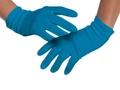 Blue gloves