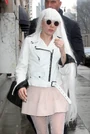 White straight long loose
