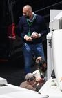 4-23-21 Arriving on the set of ''House of Gucci'' in Rome 002