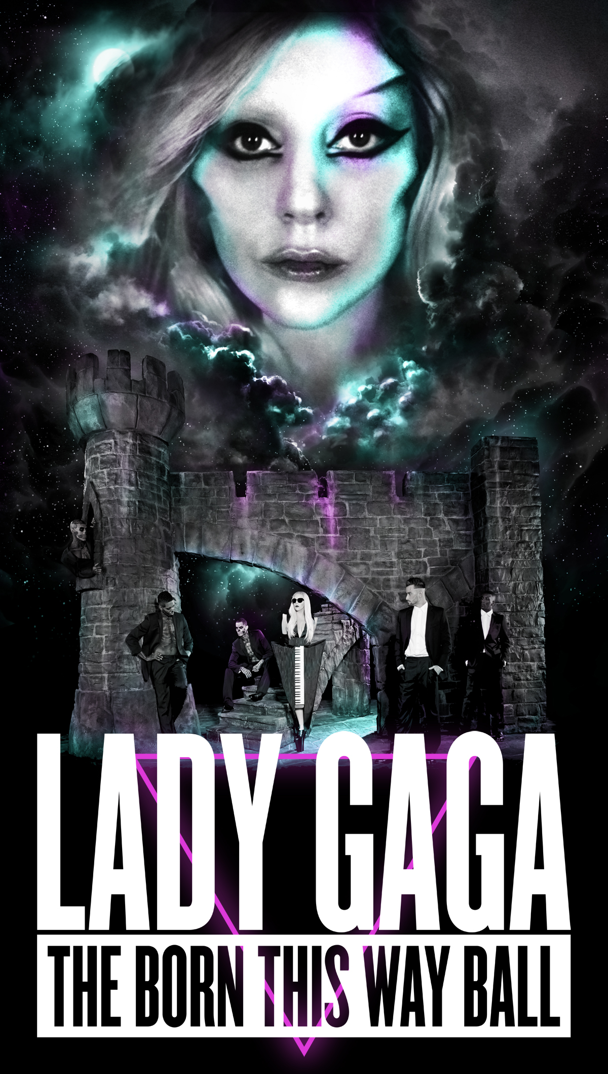 LADY GAGA BORN THIS WAY BALL T 2012 Lサイズ LADY GAGA BORN THIS WAY BALL T 2012 Lサイズ