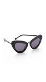 Preen - ''Carlisle'' black smoke mono sunglasses