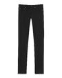 Saint Laurent - Anthracite low-waist stretch skinny jeans