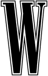 W magazine logo