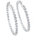 Chopard - Double hoop diamond earrings