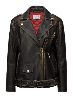 Tommy hilfiger gigi hadid leather jacket shop