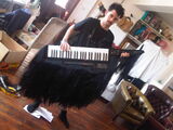 Charlie Le Mindu - Custom metal keytar hair