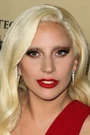 Platinum-blonde side-swept wavy loose