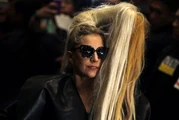 White/orange high ponytail