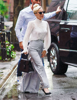 Delvaux: Music Artist And Actress Lady Gaga Was Spotted In New York  Carrying Her Brillant 'Love For Sale' Bag - Luxferity