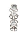 Alexander McQueen - Long jewelled stacked middle finger ring