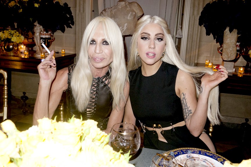 donatella versace lady gaga