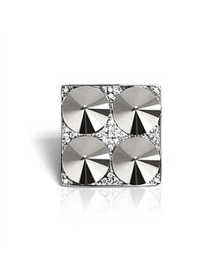Chanel Swarovski Crystal CC Mini Stud Earrings - Yoogi's Closet