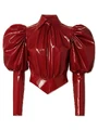 Atsuko Kudo - Custom Elizabethan puff-sleeve red latex rubber top.jpg (287 KB)