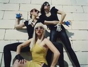 Dina, Coco and Gaga in Malta, 2008.