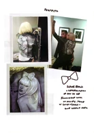 ① "Perfecto", ② Lady Gaga and Nicola Formichetti in Toronto, ③ "Hair bow: a representation of how to be a fashionable with no money. Made w love+spirit+ one great idea" (Vest by ???)