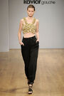 Kaviar Gauche Spring 2009 RTW Metallic Top and Pants Ensemble