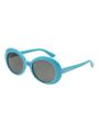 Saint Laurent - Turquoise SL 98 shiny acetate round sunglasses