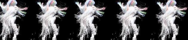 "Just Dance" - Backdrop artRAVE: The ARTPOP Ball Ruth Hogben director