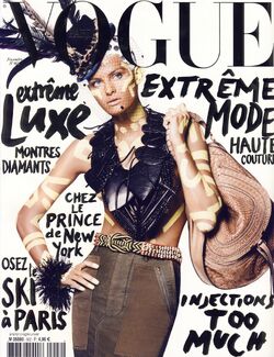 The next challenge stems from Araki ways of drawing with Vogue magazin