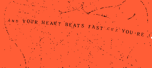 "And your heart beats fast cuz you're in the zone" from "Don't Call Tonight"