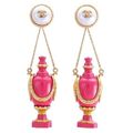Chanel - Vase earrings