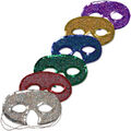 6 Colored Sequined Mask