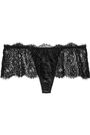 RIGBY & PELLER - Satin and lace thong