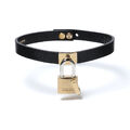 Ambush - Stance rebel padlock leather choker