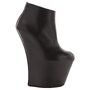 Giuseppe Zanotti - Leather curved wedge platform ankle boot