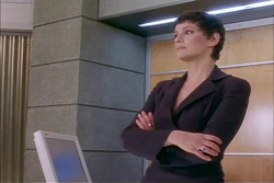 A disappointed Madeline watches Michael leave.