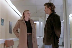 Nikita goes to the hospital to inform Michael to stay vigilant about Vacek.