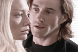 Michael confronts Nikita after the failure of her first mission.