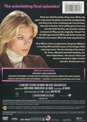 La Femme Nikita Season Five DVD | Nikita Wiki | Fandom